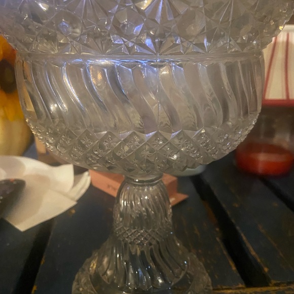 Antique EAPG Pittsburgh Windsor Glass Co Pressed Glass Compote, Early American J - Picture 3 of 7